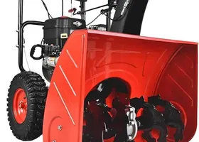 PowerSmart 26-Inch Gas Snow Blower Review: Powerful 212cc Engine with 40ft Throwing Distance and Self-Propelled System for Effortless Snow Clearing